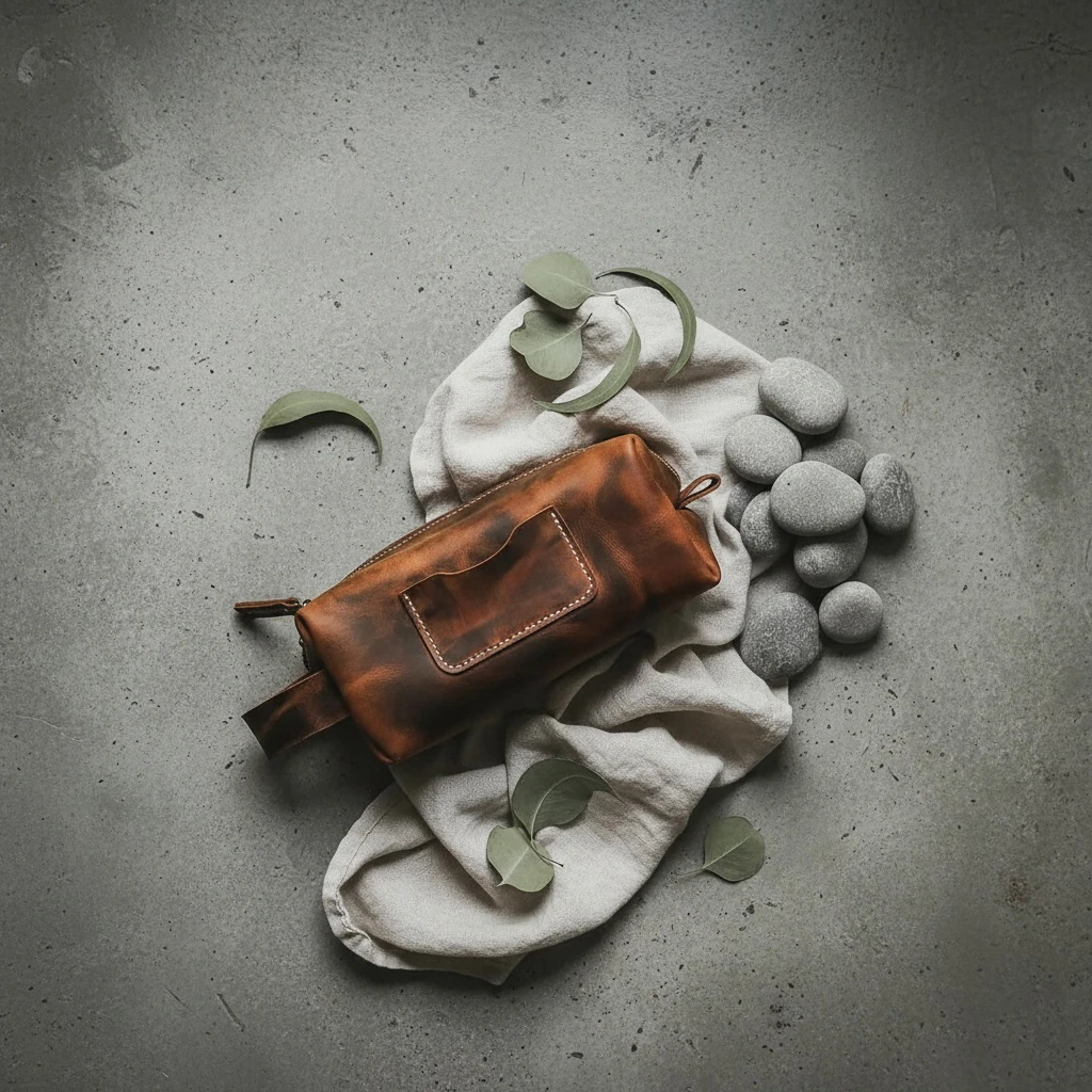 FASELİS - Deri Doppkit / Toiletry Bag