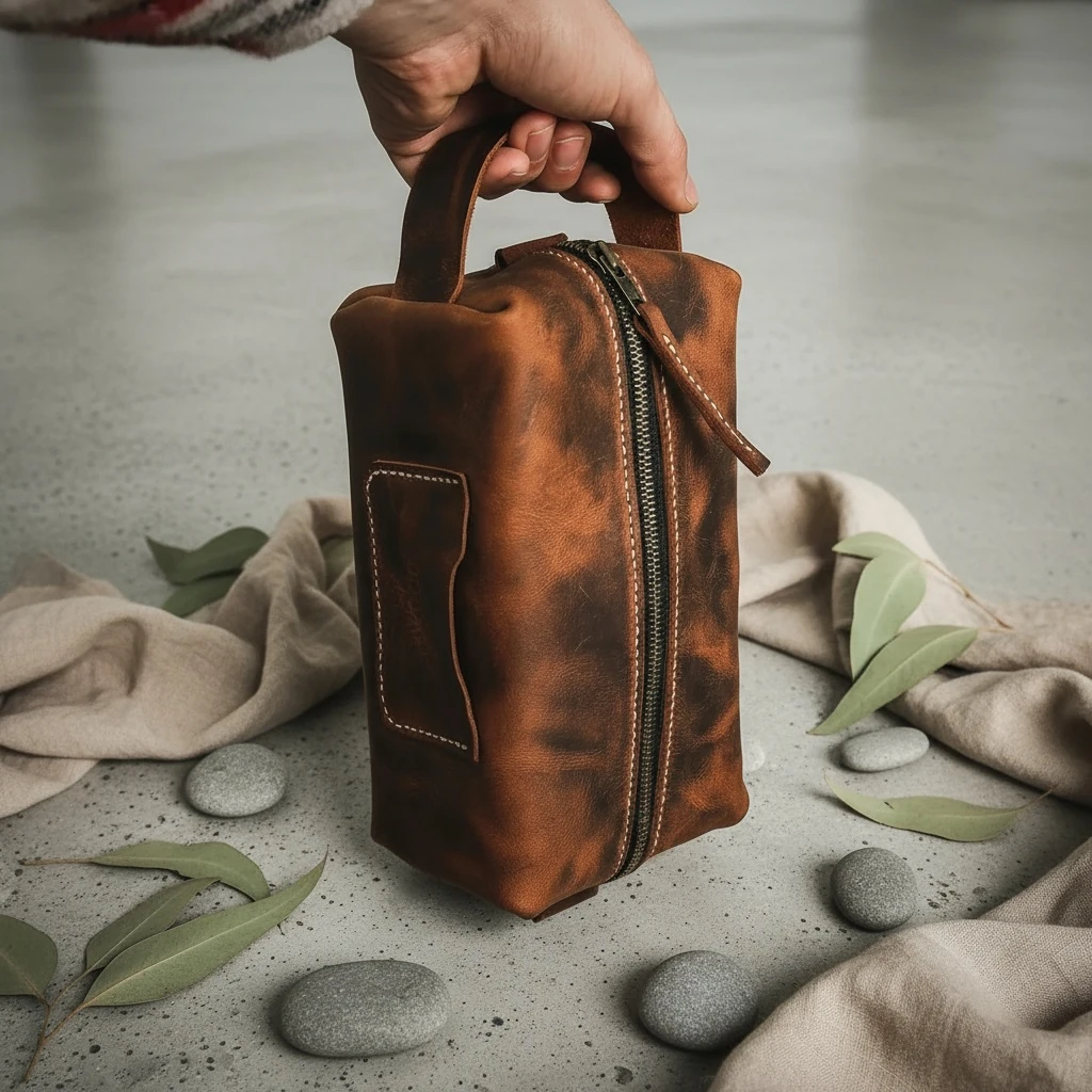 FASELİS - Deri Doppkit / Toiletry Bag image