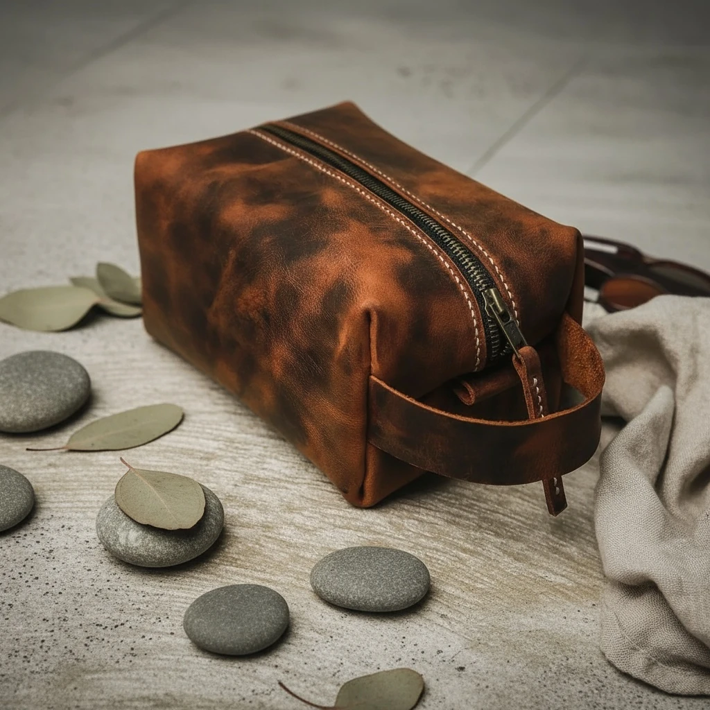 FASELİS - Deri Doppkit / Toiletry Bag