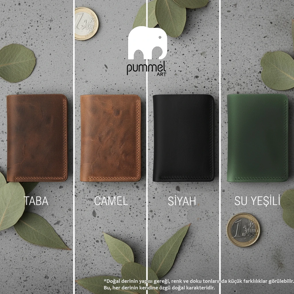 OLİMPOS - Deri Dikey Organizer Cüzdan