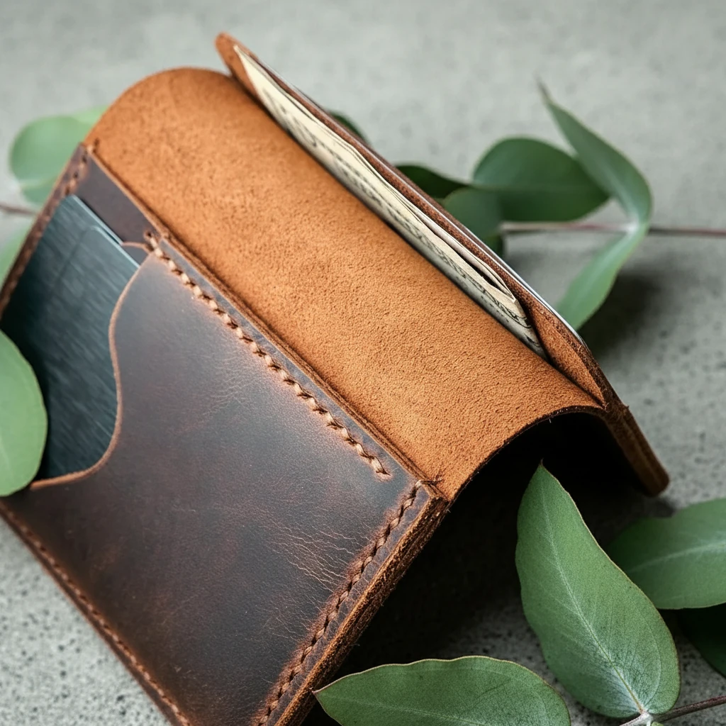 KNİDOS - Deri Dikey Kartlık