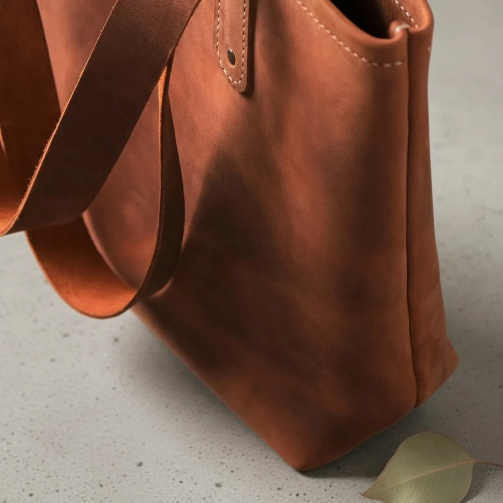 TEOS - Deri Klasik Tote Çanta