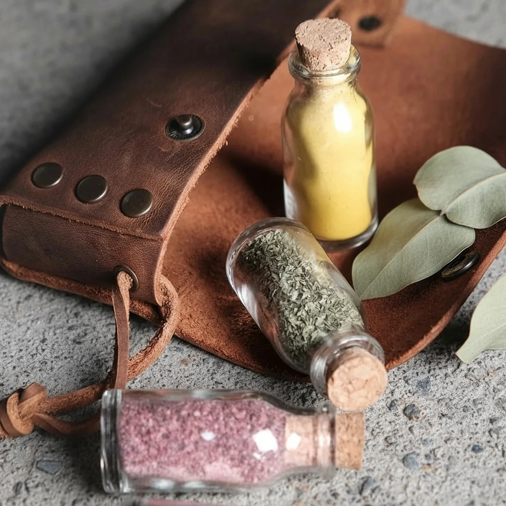 EDESSA - Deri Baharatlık Seti (6 Şişeli)