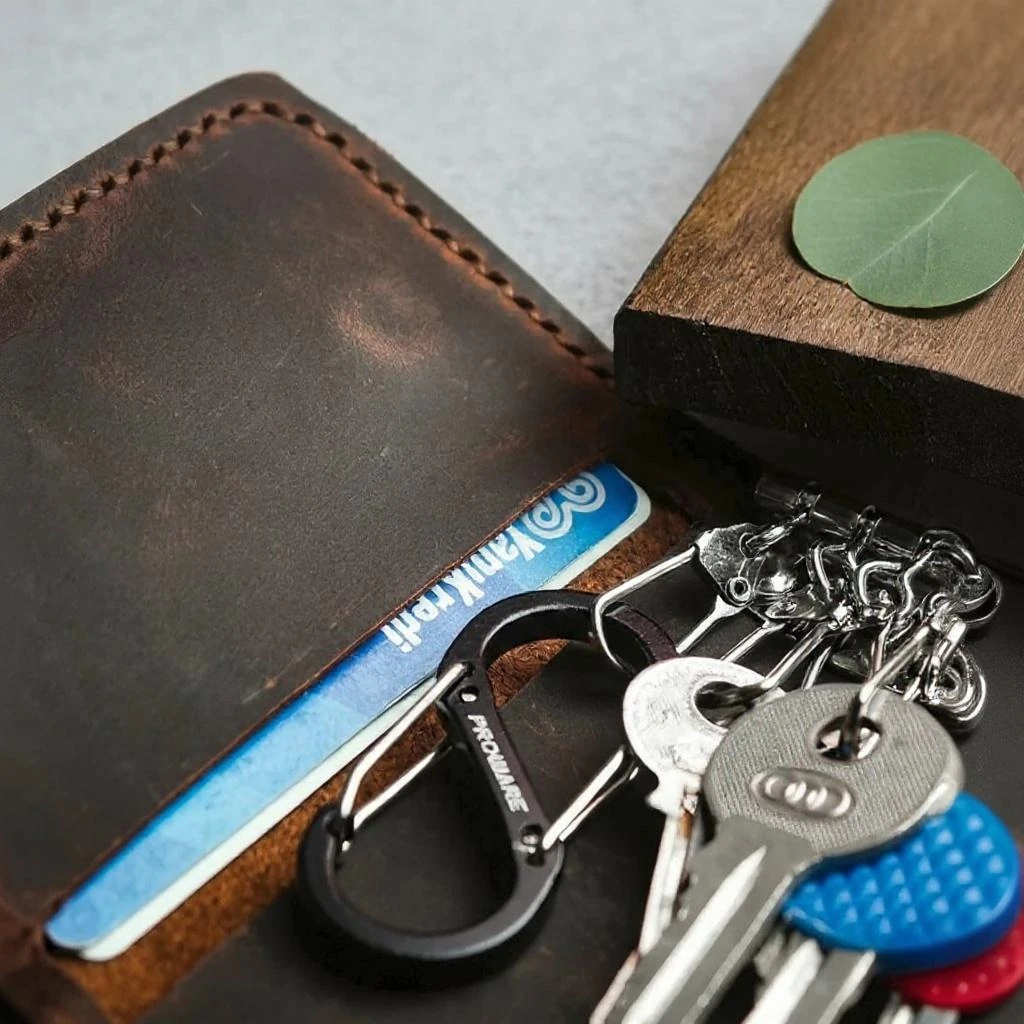 MİNDOS - Deri Retro Anahtarlık & Kartlık