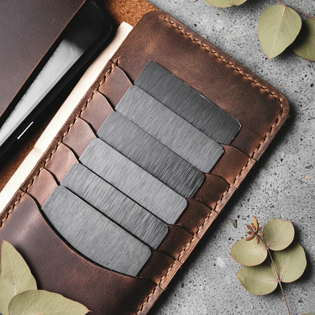 ZEUGMA - Deri Dikey Cüzdan