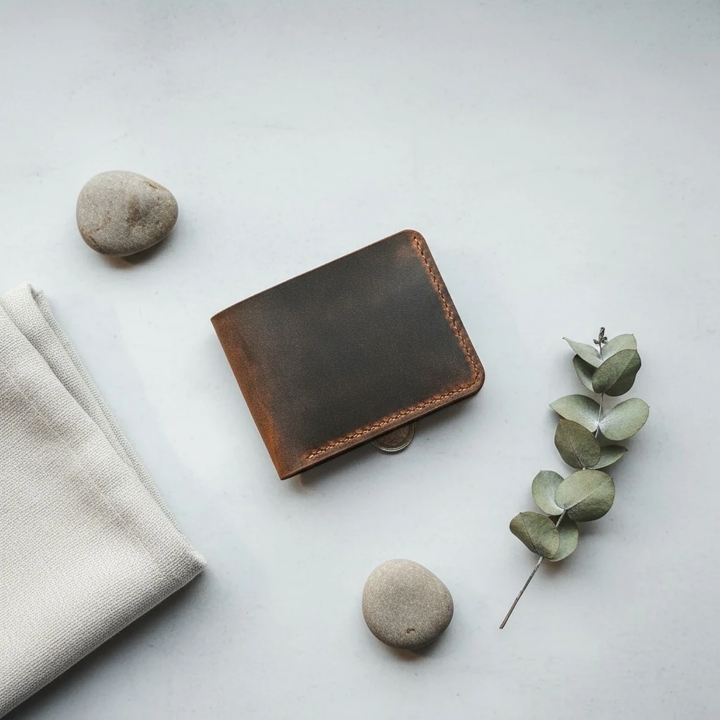 SÜMELA - Deri Klasik Bifold Cüzdan