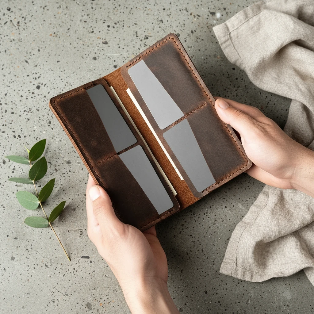 KAPADOKYA - Deri Uzun Cüzdan