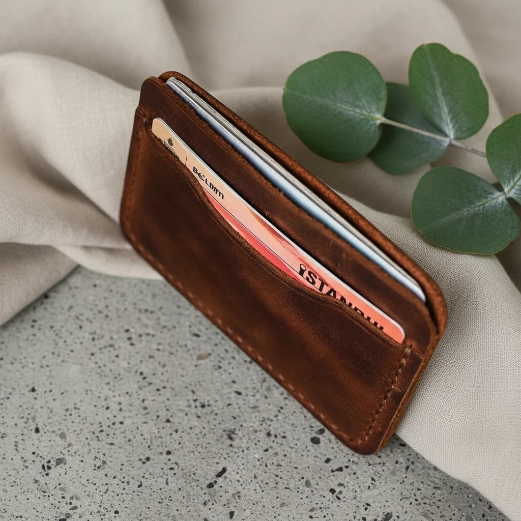 AMOS - Deri Minimalist Kartlık