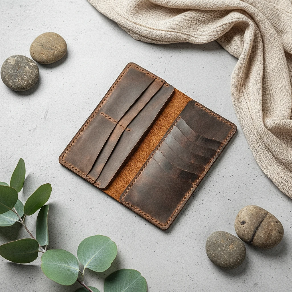 ARYKANDA - Dikey Deri Portföy Cüzdan