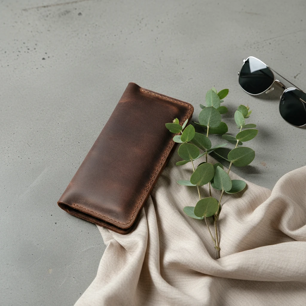 SİLYON - Dikey Deri Portföy Cüzdan