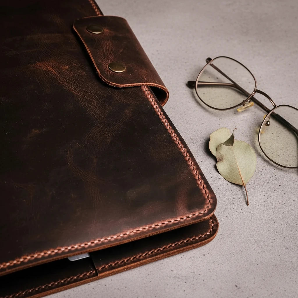 PERGE - Deri XL Organizer (13" Uyumlu)