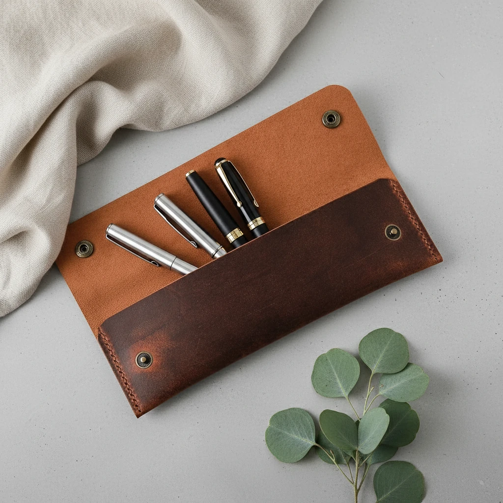 HELVİA - Deri Çok Amaçlı Kalemlik