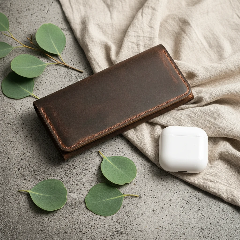 ANADOLU - Deri Dikey Organizer Cüzdan