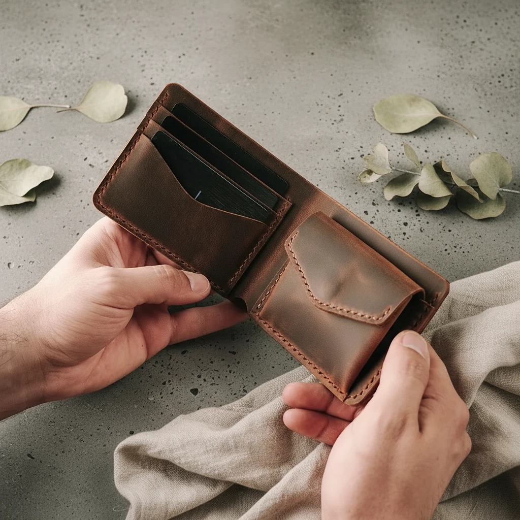 SELGE - Deri Klasik Bifold Cüzdan