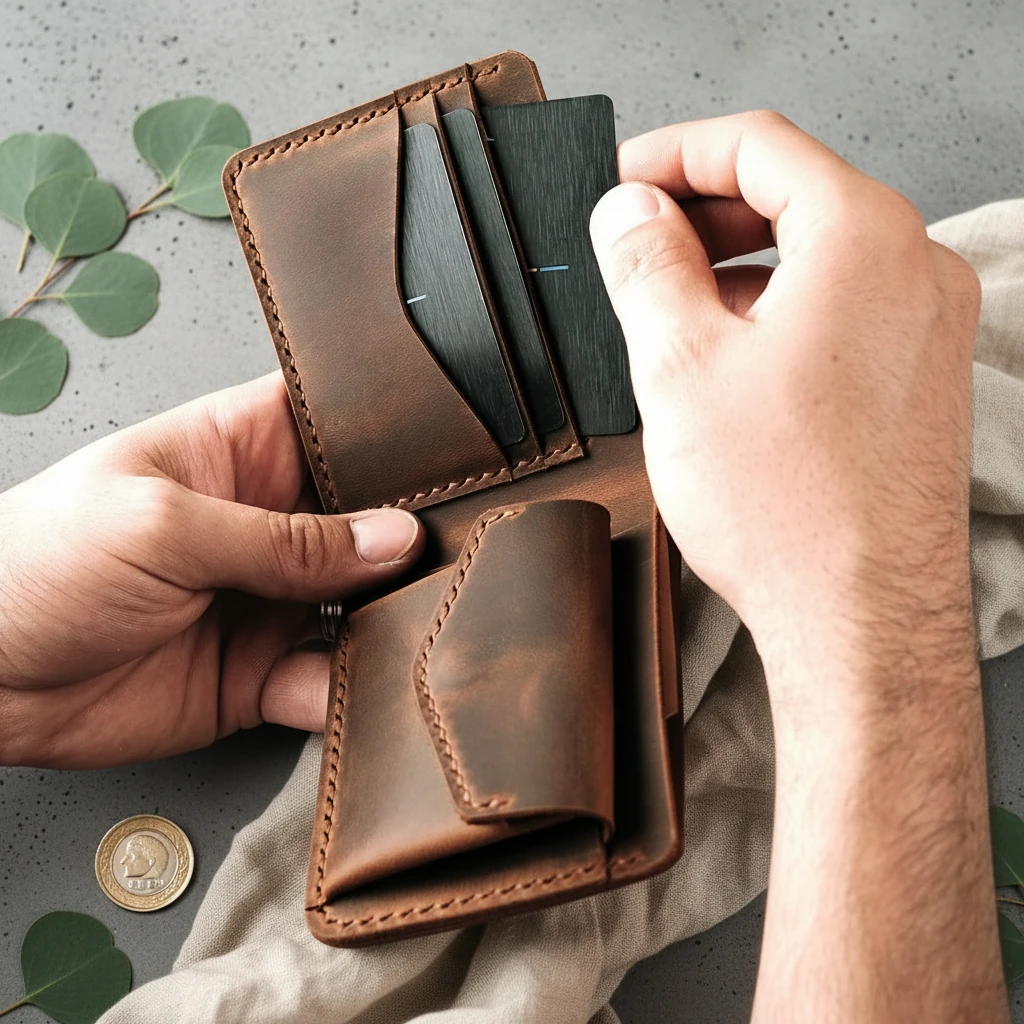 SELGE - Deri Klasik Bifold Cüzdan