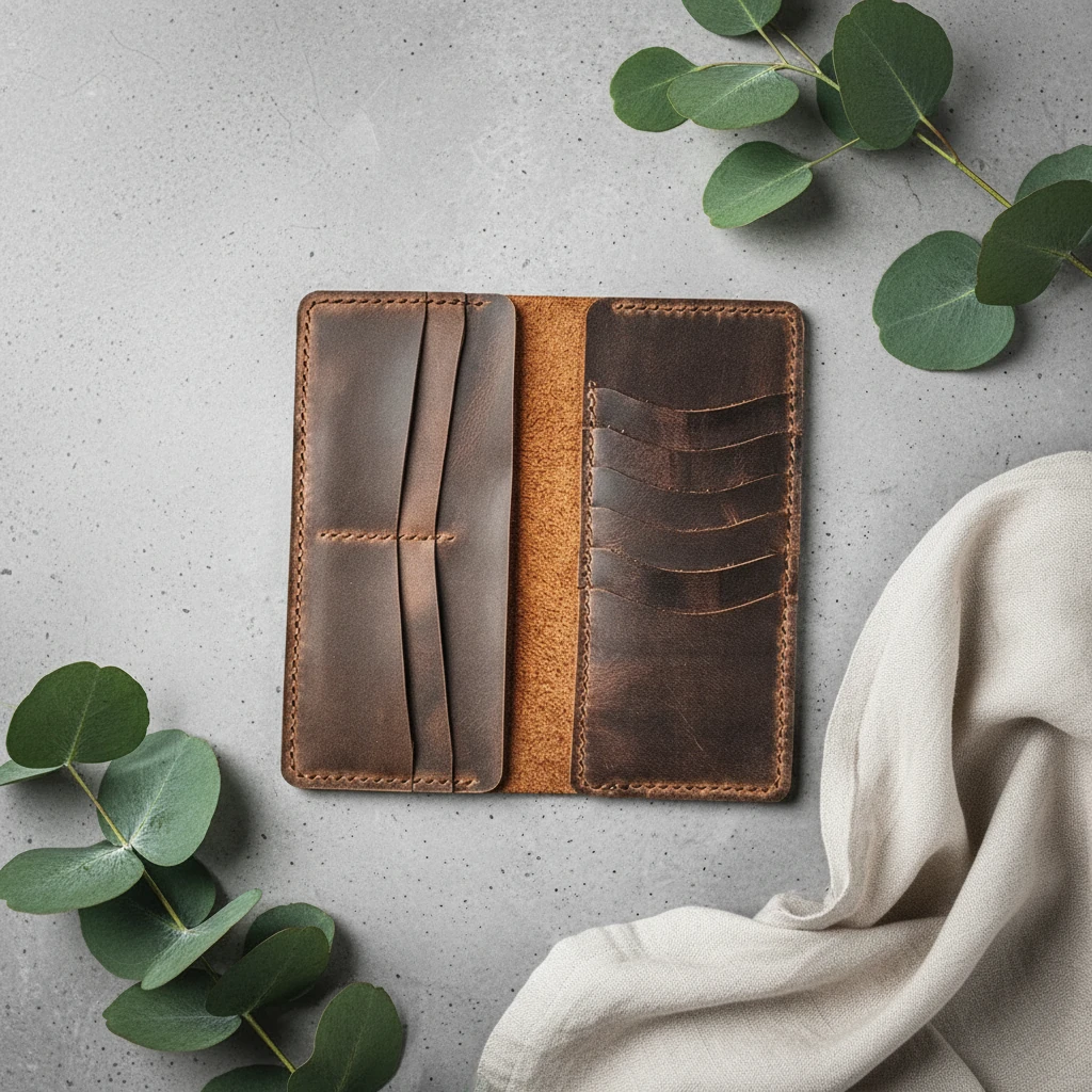 ARYKANDA - Dikey Deri Portföy Cüzdan