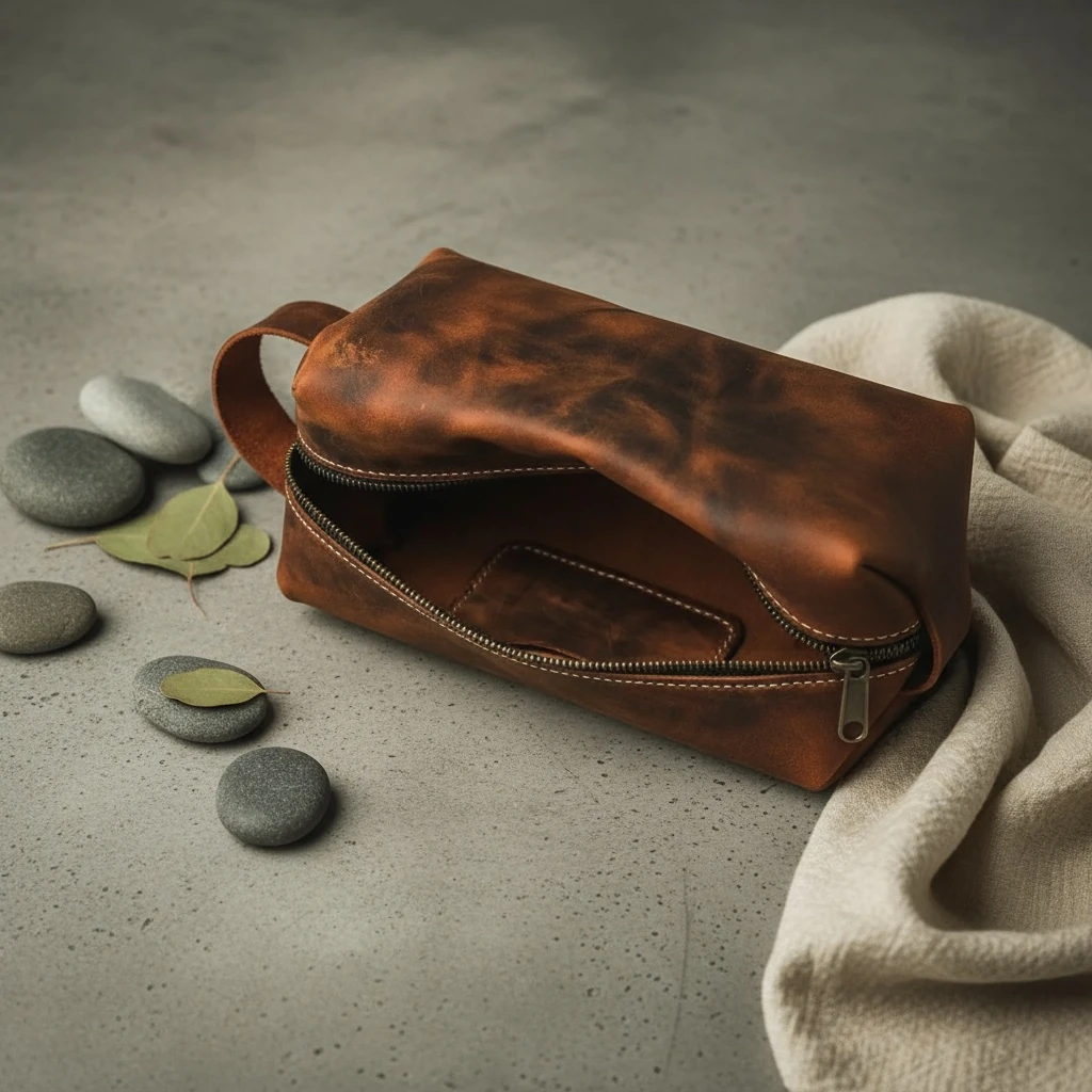 FASELİS - Deri Doppkit / Toiletry Bag