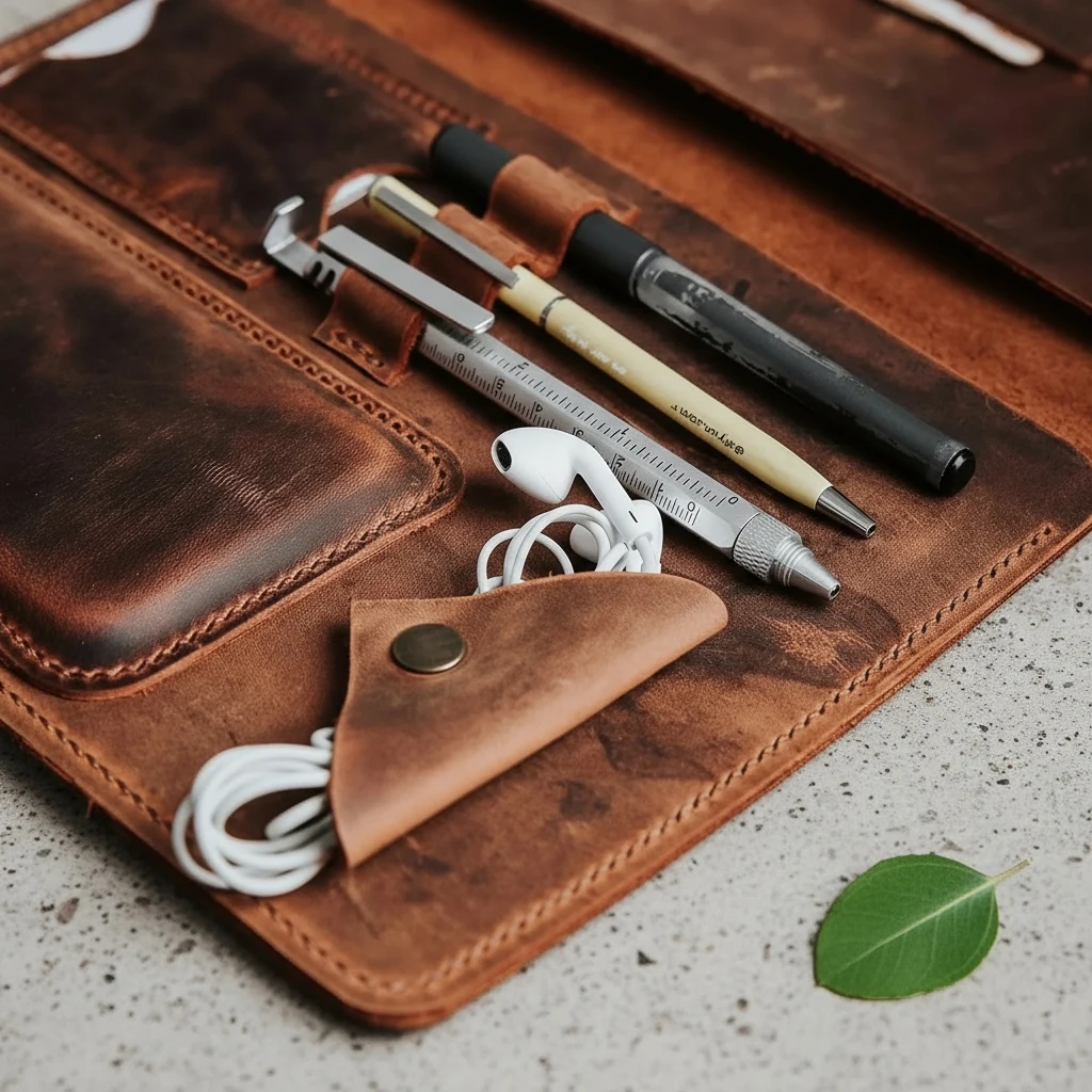 NYSA - Deri Tablet Kılıfı ve Organizer