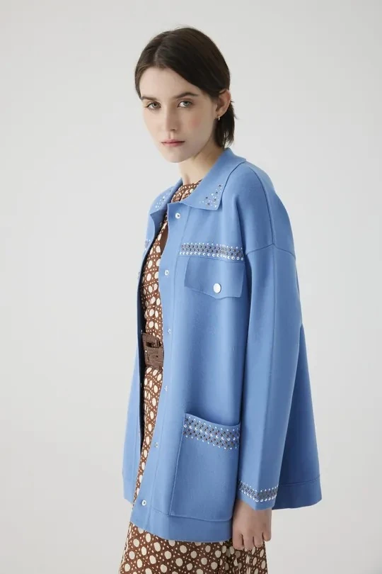 EXQUISE HIRKA 4125002 YAKA VE CEP TAŞ DETAYLI REGULAR HIRKA