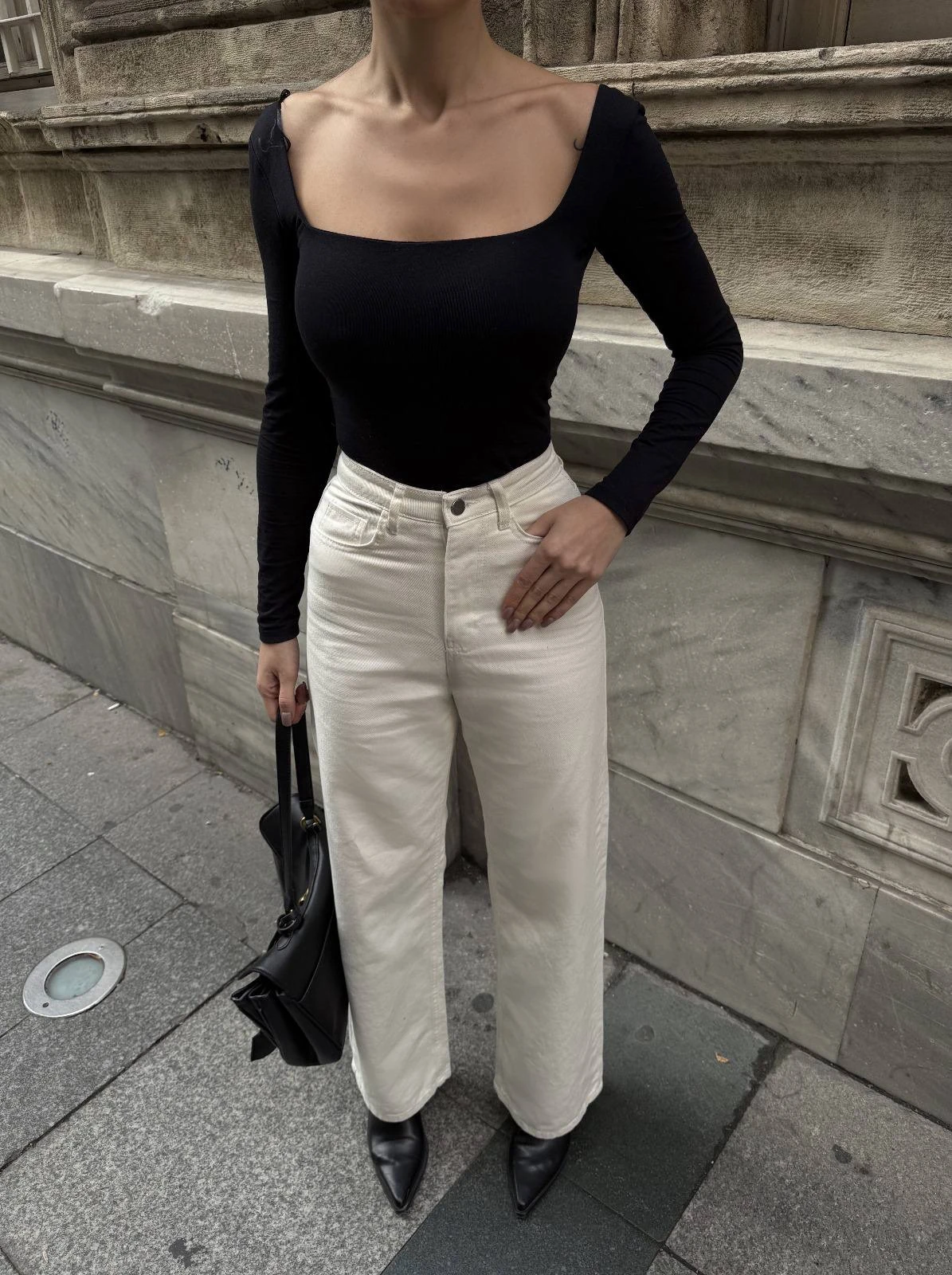 Yüksek Bel Palazzo Pantolon 