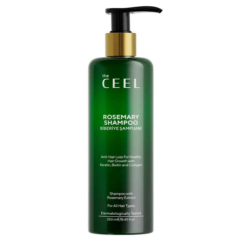 Rosemary Shampoo for better hair growth with keratin, biotin and collagen extract - 250 ml