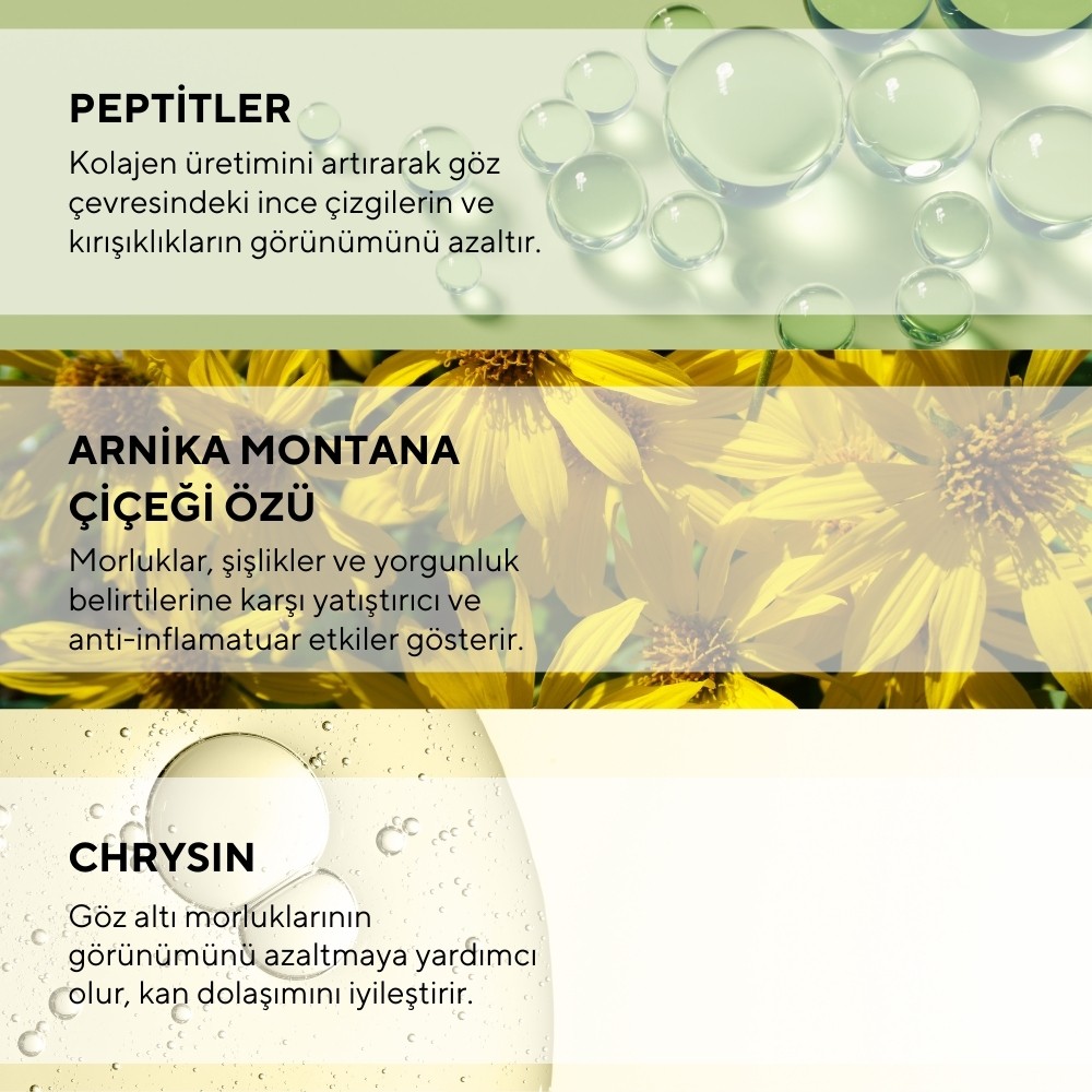 Göz Altı Torbalanma ve Morluk Karşıtı Arnica Montana Özlü Buz Terapi Kremi 12 ML