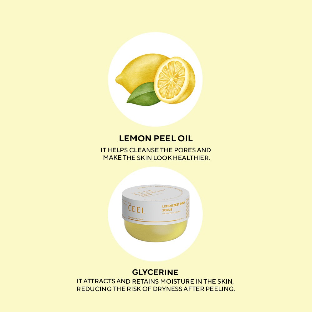 Limon Özlü Vücut Peelingi – Nemlendirici, Besleyici ve Arındırıcı – 275 gr
