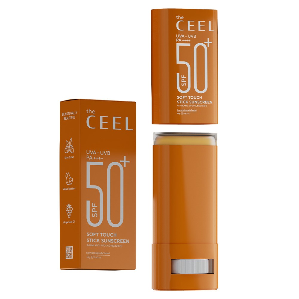 Brightening High Protection Stick Sun Cream SPF 50+ Shea & Caffeine Extract 18 gr