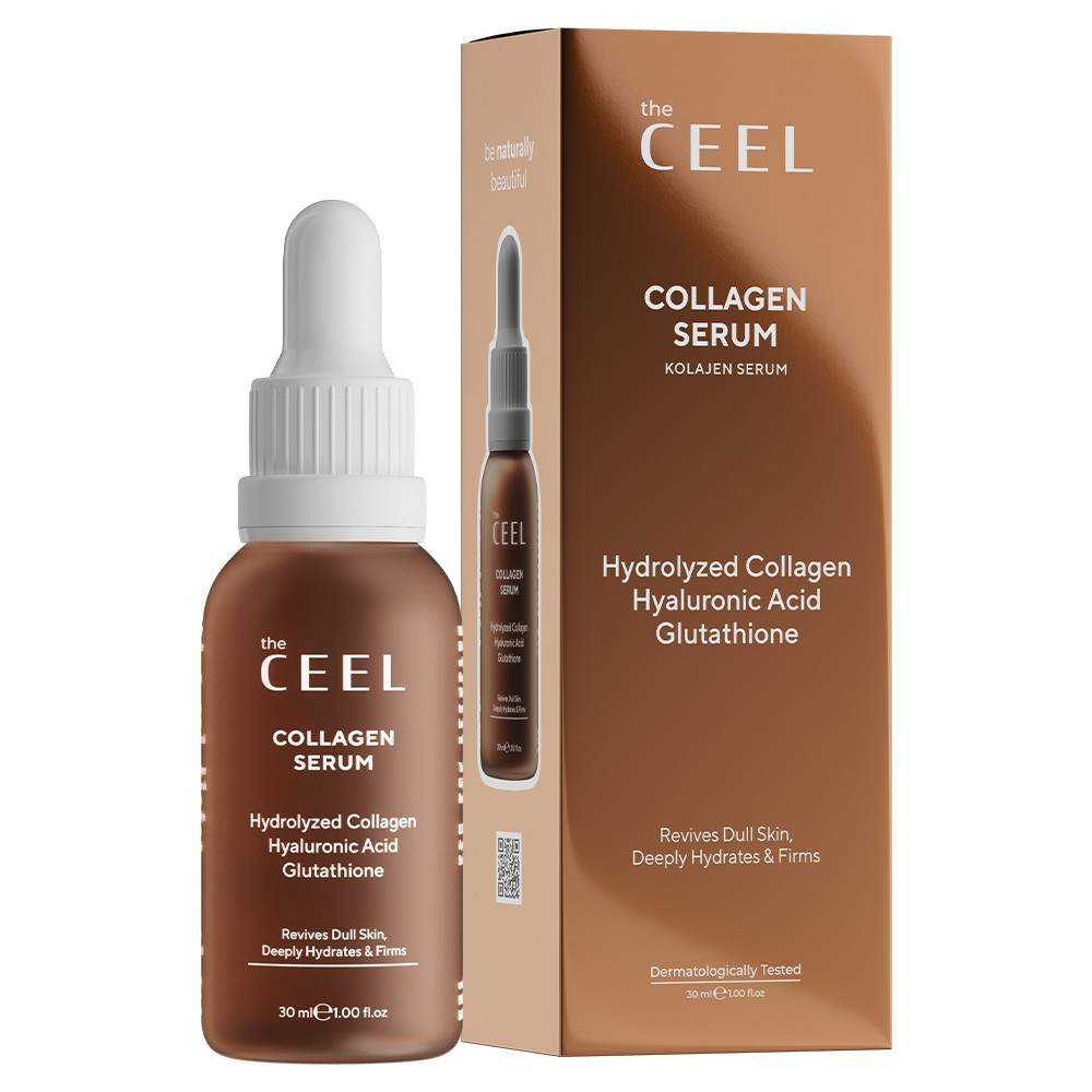 Dolgunlaştırıcı ve Sıkılaştırıcı Etkili Kolajen Serum Hydrolyzed Collagen, Glutatyon 30 ml