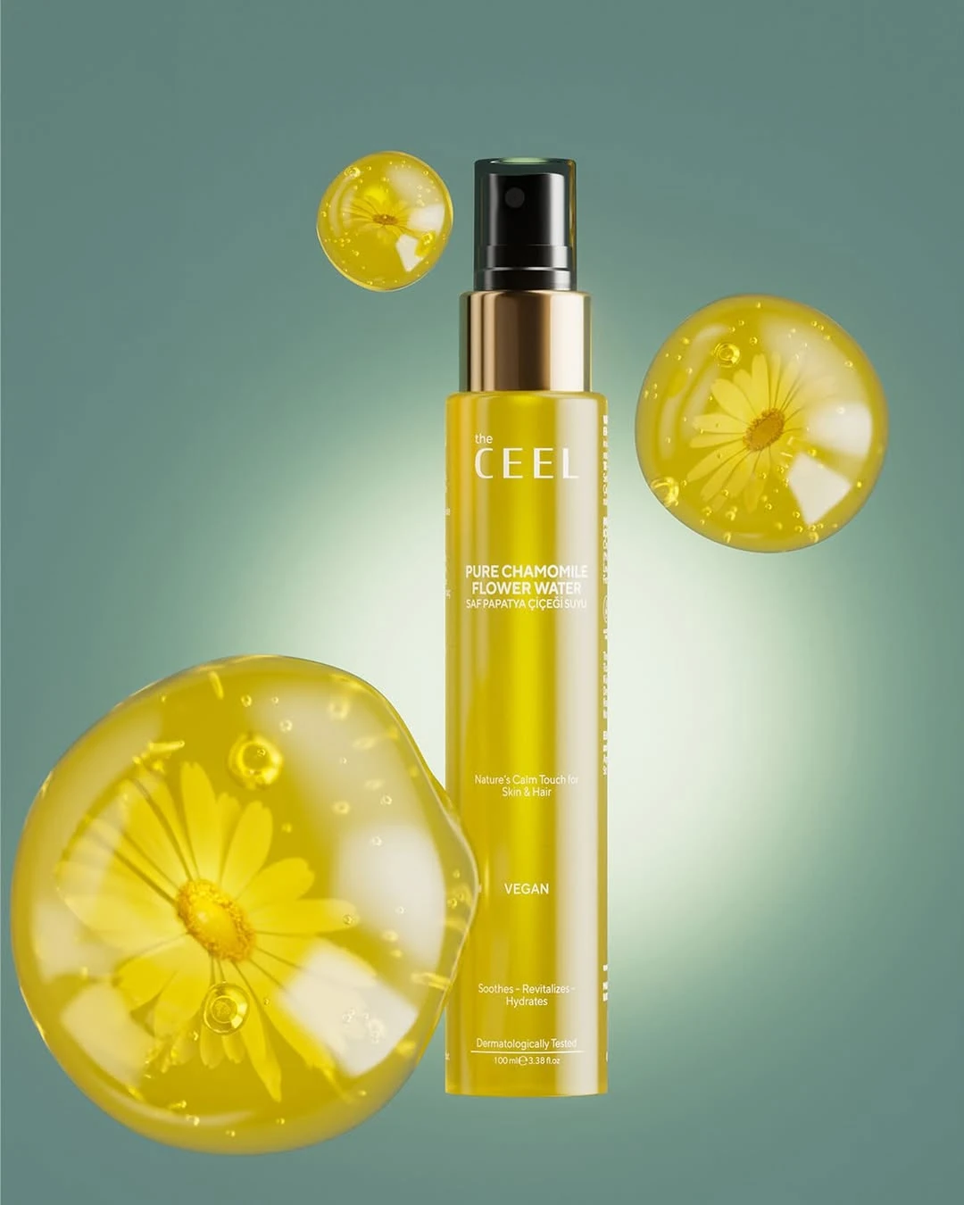 Saf Papatya Suyu Saç Parlaklığı ve Saç Derisi Nem Desteği Bakımı 100 ml