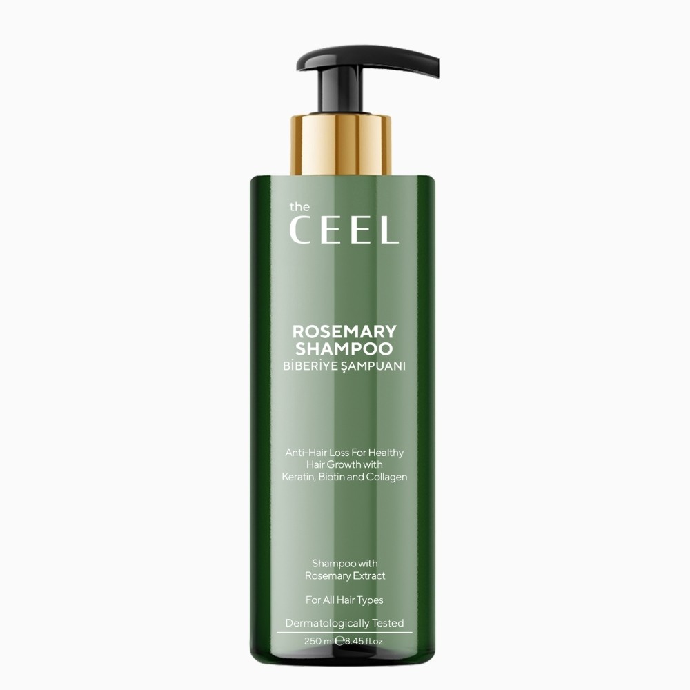 Rozemarijnshampoo voor betere haargroei met keratine, biotine en collageenextract - 250 ml