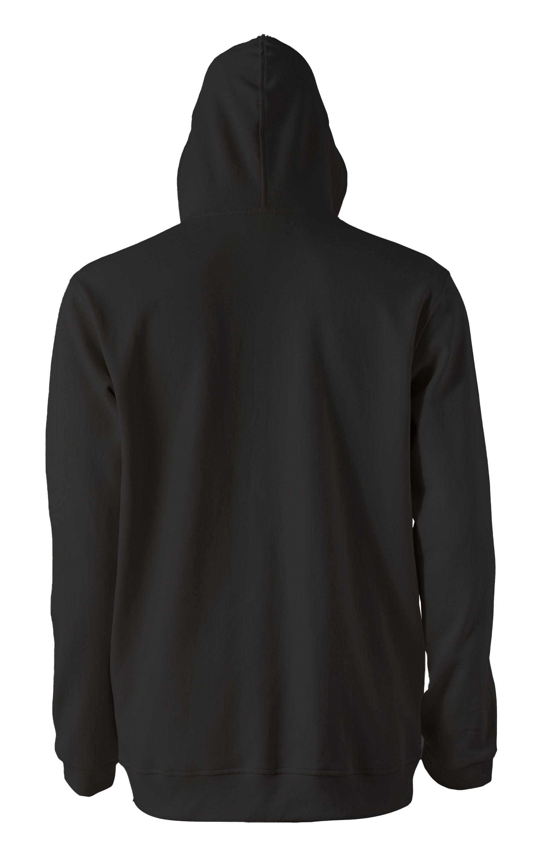 YARGES ZIP-UP HOODIE - DEEP BLACK