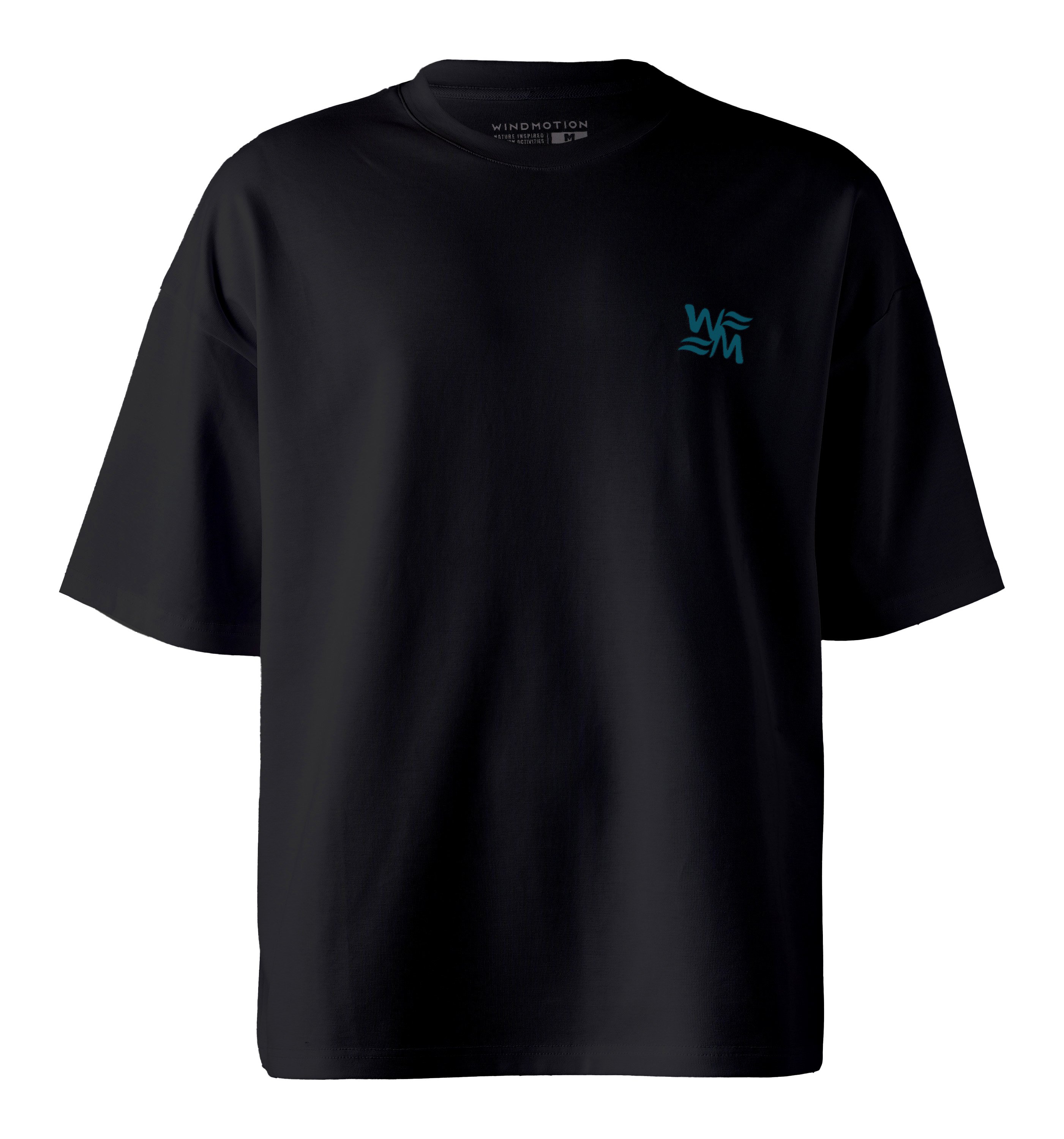 SARUNAS OVERSIZED PRINTED T-SHIRT - BLACK
