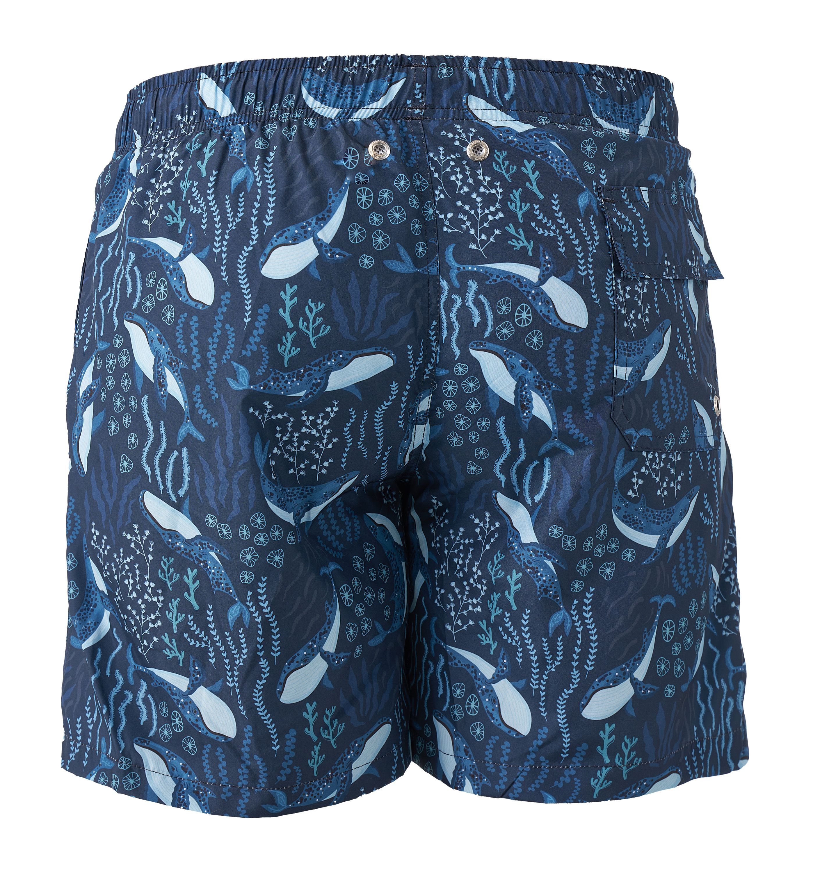 NOBYA ALL-OVER PRINT SWIM SHORTS