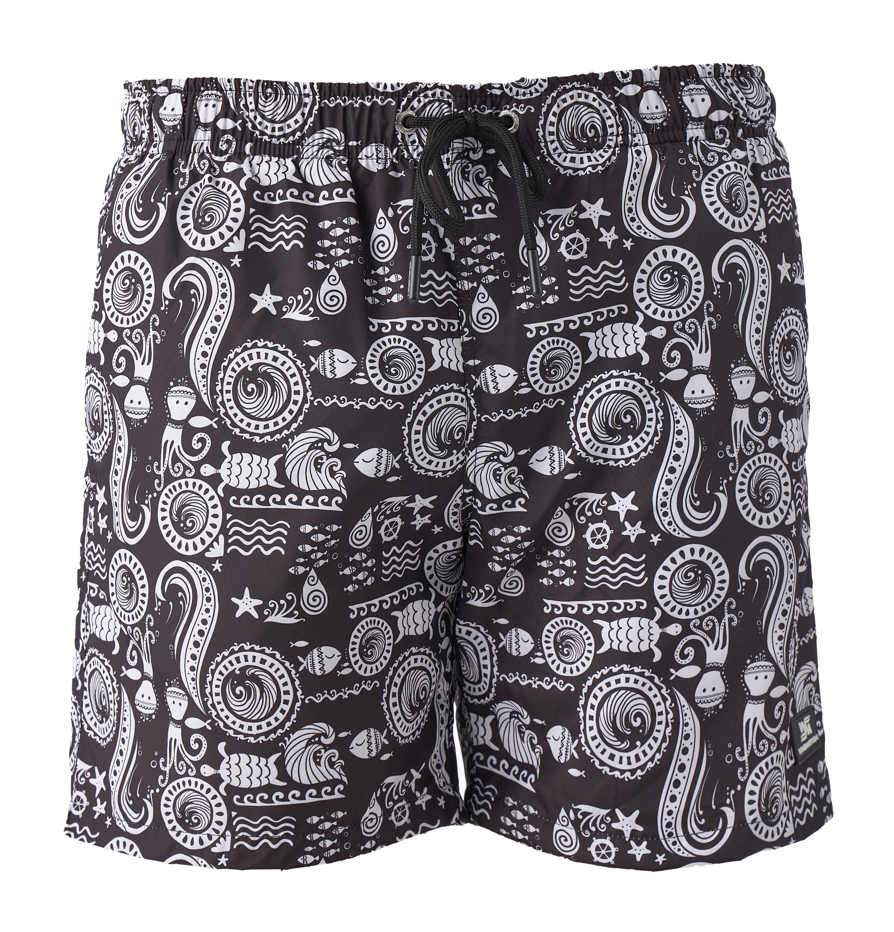 NOPTES ALL-OVER PRINT SWIM SHORTS