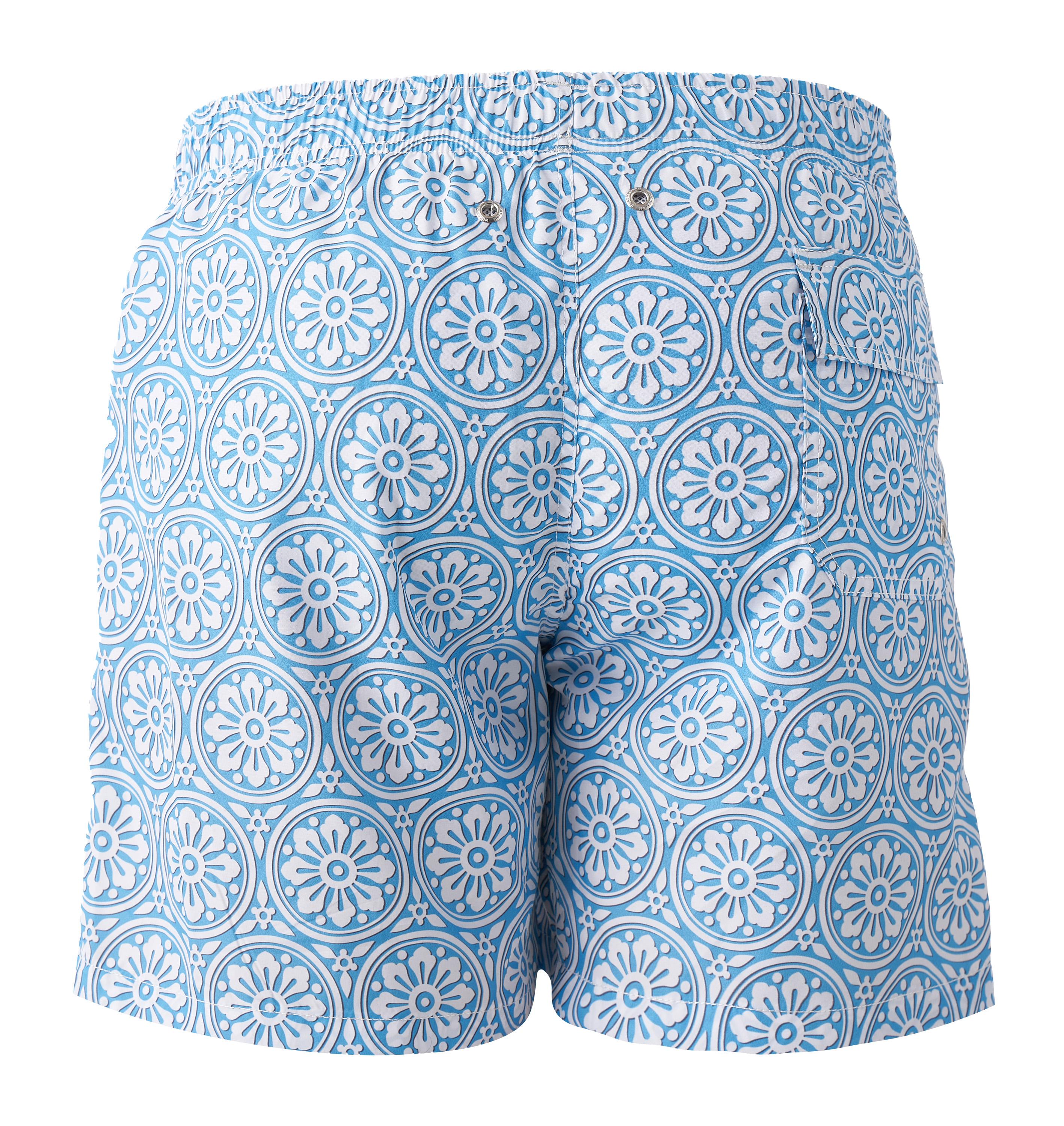 NABIA ALL-OVER PRINT SWIM SHORTS