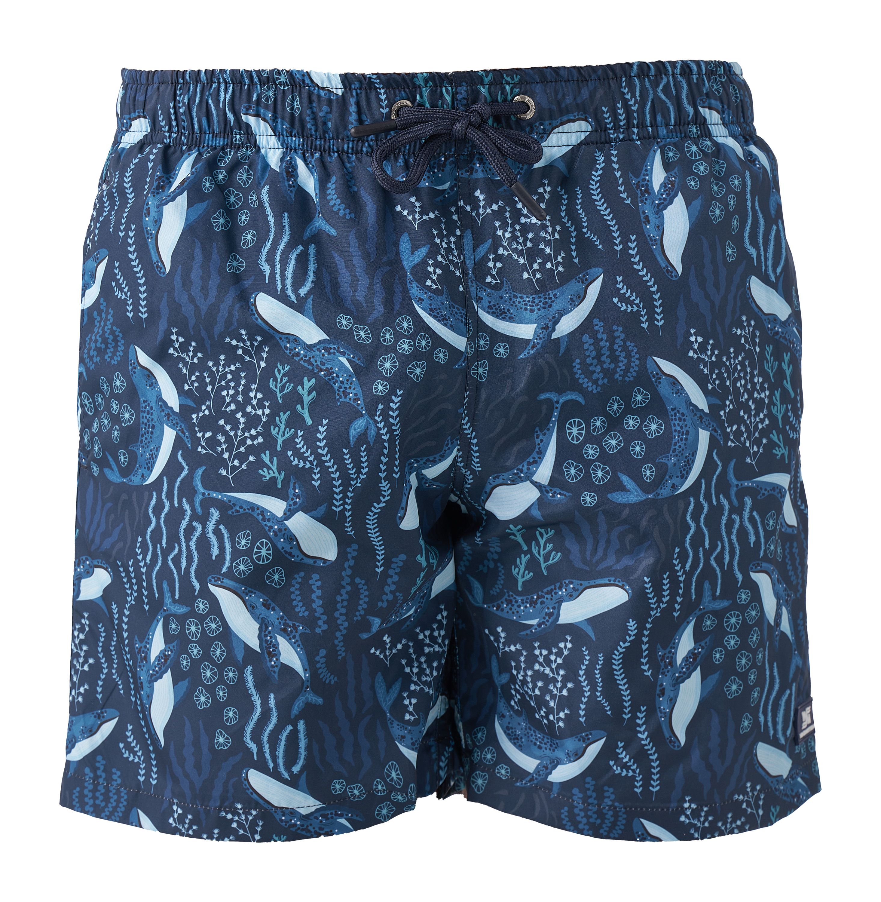 NOBYA ALL-OVER PRINT SWIM SHORTS