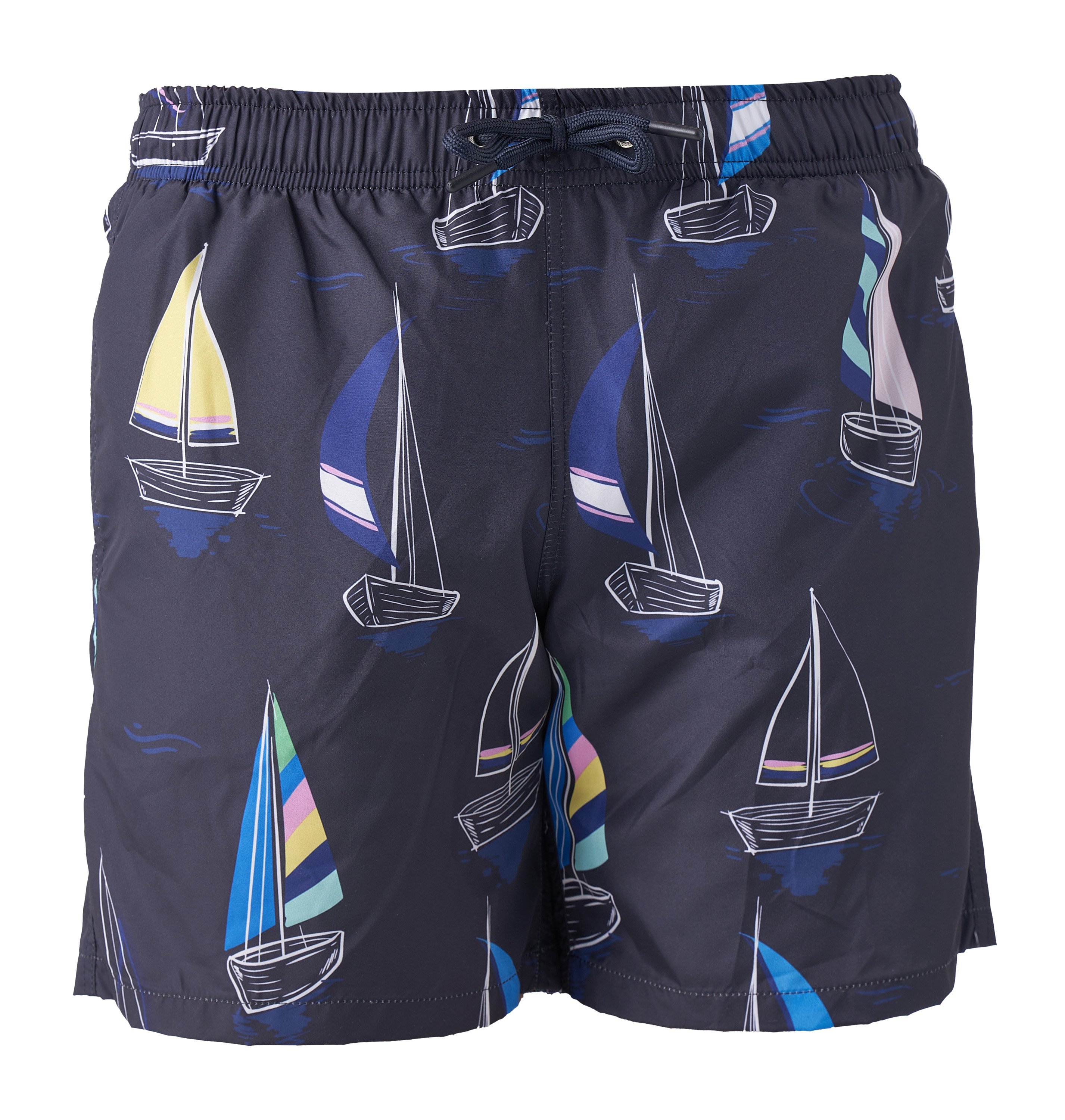 NIVASOSON ALL-OVER PRINT KIDS SWIM SHORTS