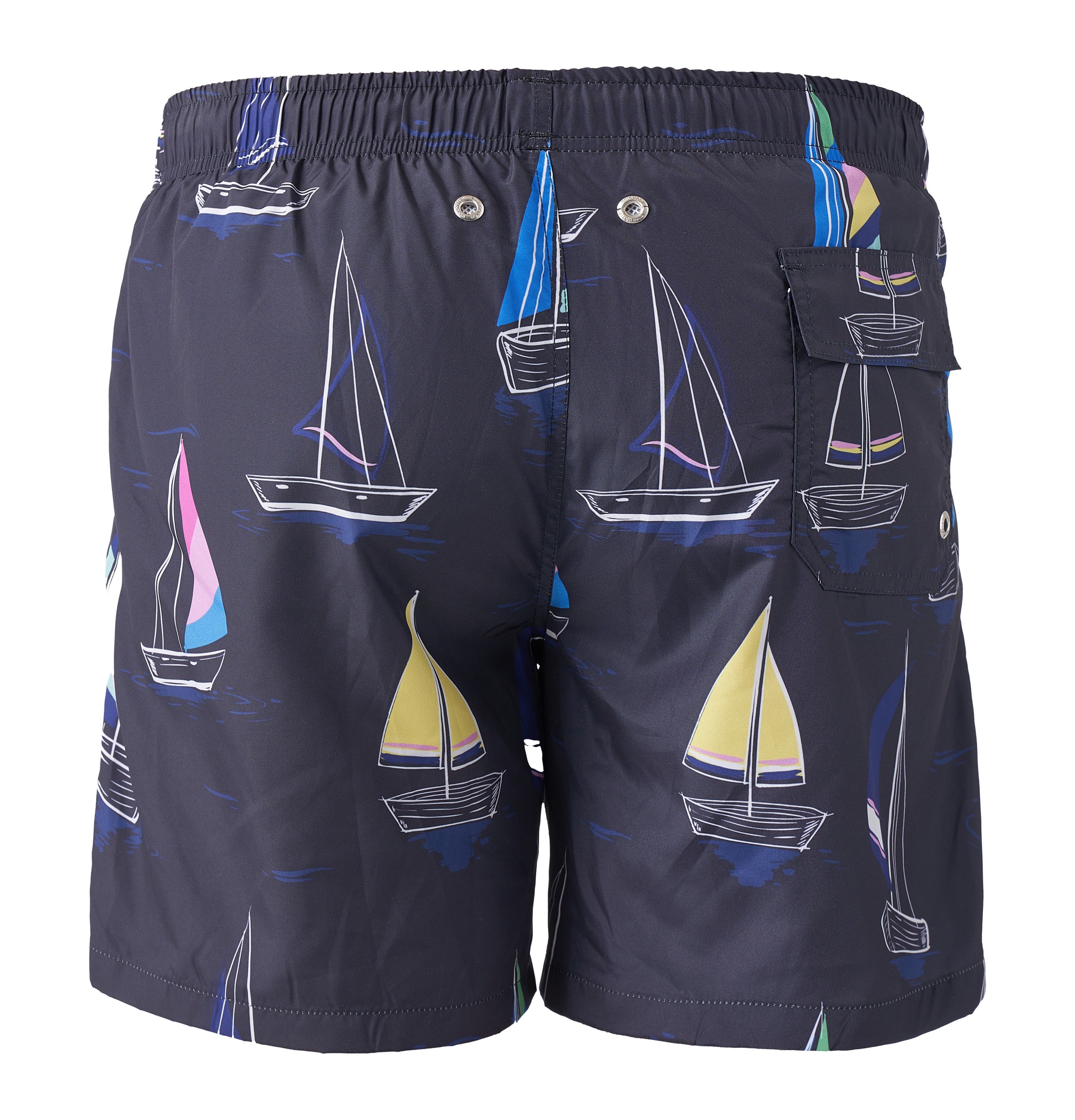 NIVASOSON ALL-OVER PRINT KIDS SWIM SHORTS