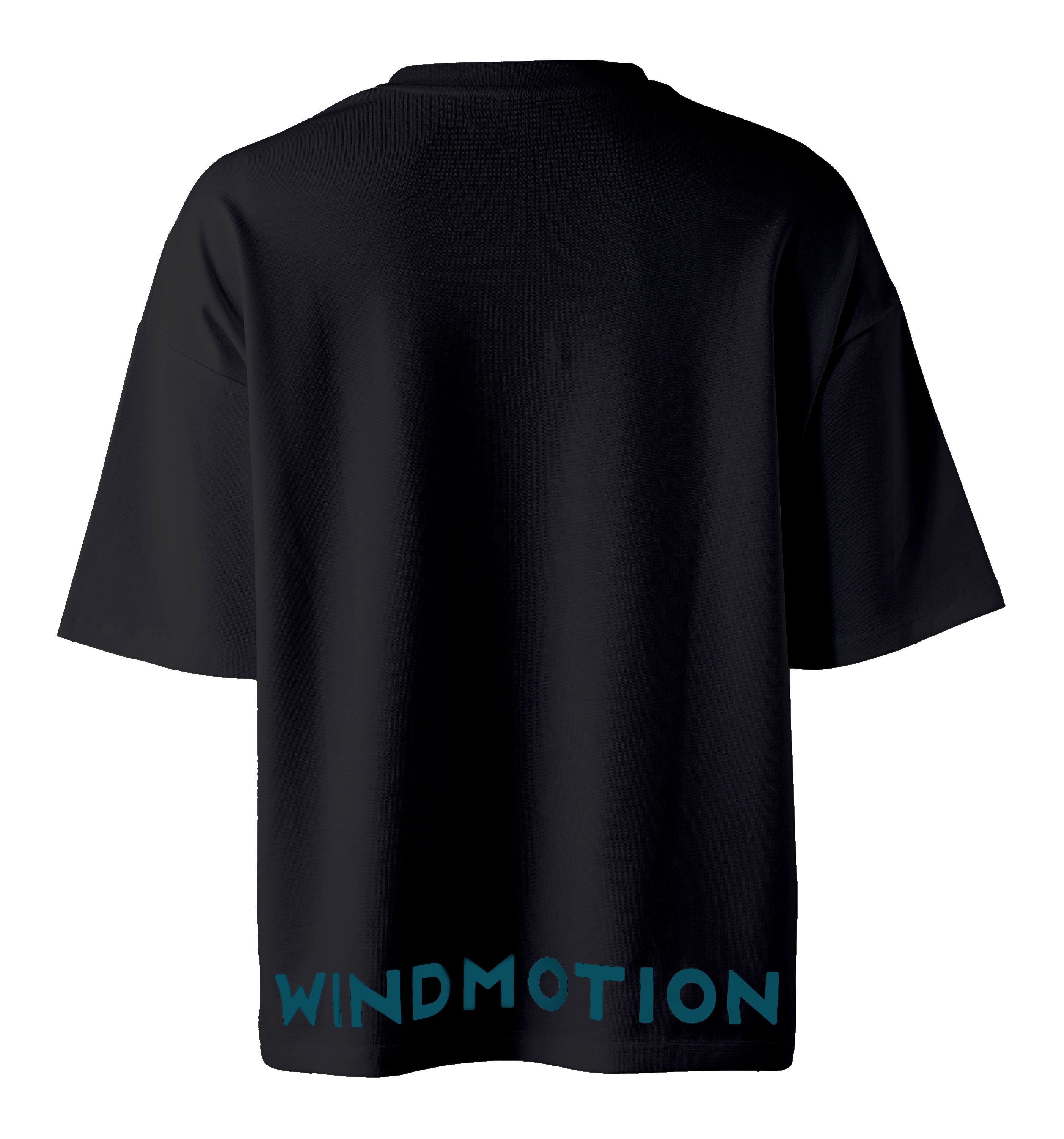 SARUNAS OVERSIZED PRINTED T-SHIRT - BLACK