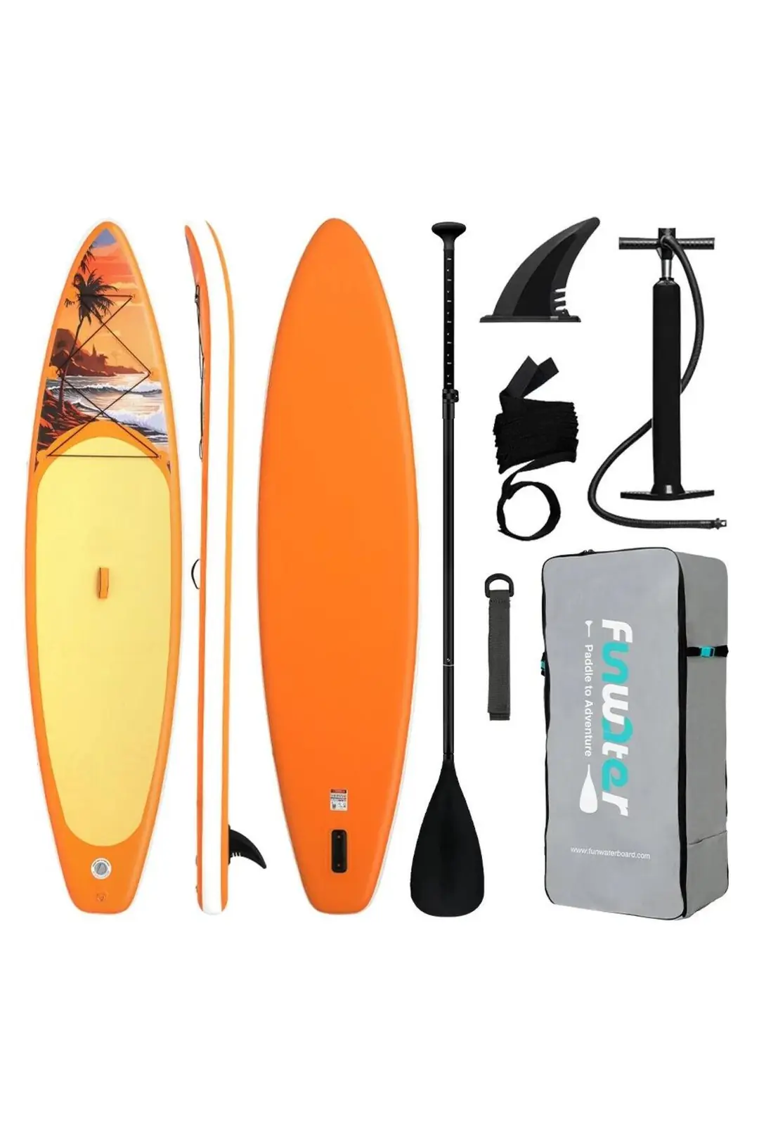 Orange Tropic Turuncu Şişme SUP Board | 350x83x15 cm Touring Set