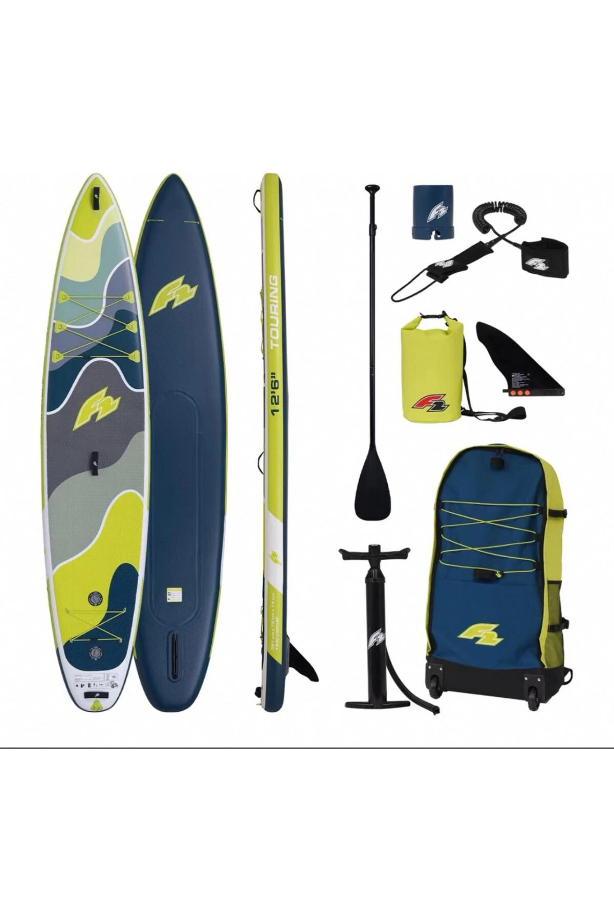 TOURİNG İKİ ODACIKLI PROFESYONEL STAND UP PADDLE BOARD DAMLA DİKİŞLİ 381 CM TAŞIMA ÇANTALI