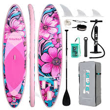 Funwater PINK FLOWER ŞİŞME SUP BOARD/STAND UP PADDLE BOARD