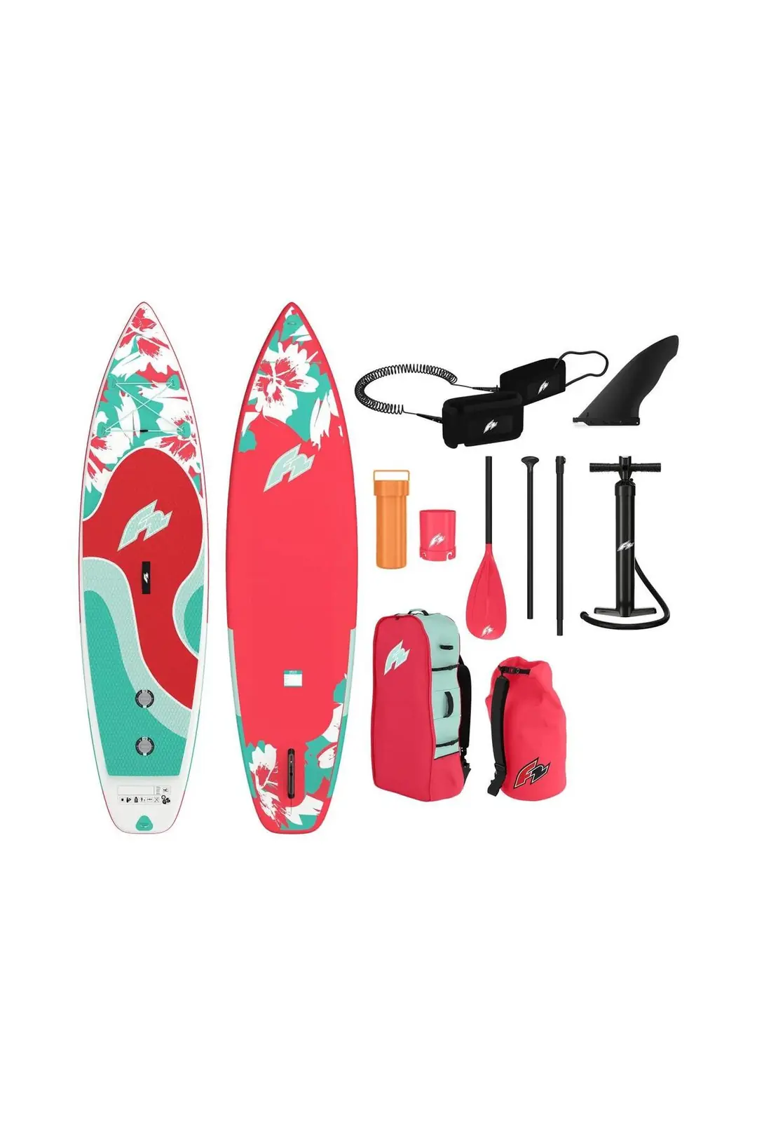 supponnabe専用12本セット Çift Odacıklı Şişme SUP Board | Pembe Premium Full Set | Güvenli