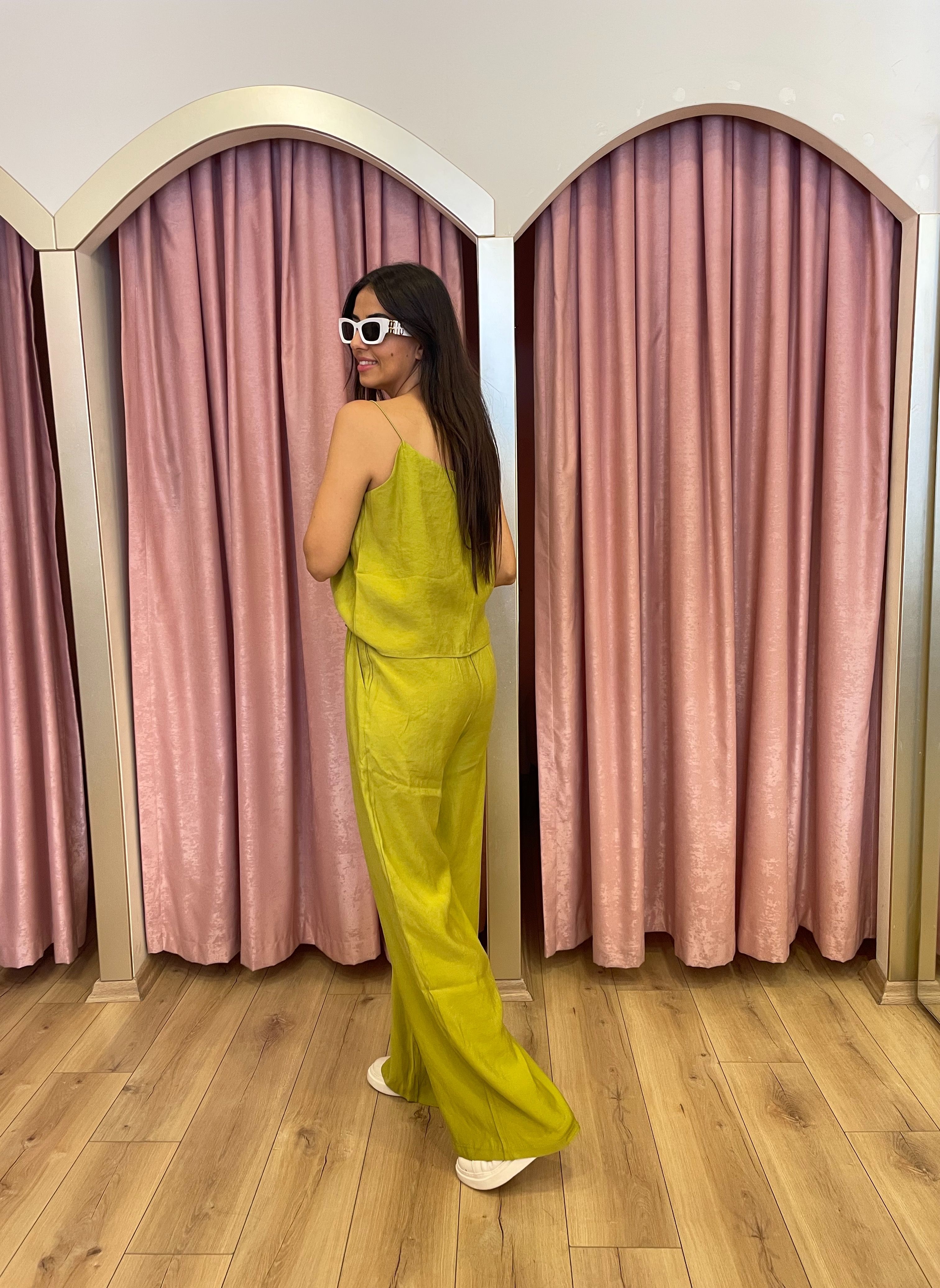 İp Askılı Modal Bluz Pantolon Takım 