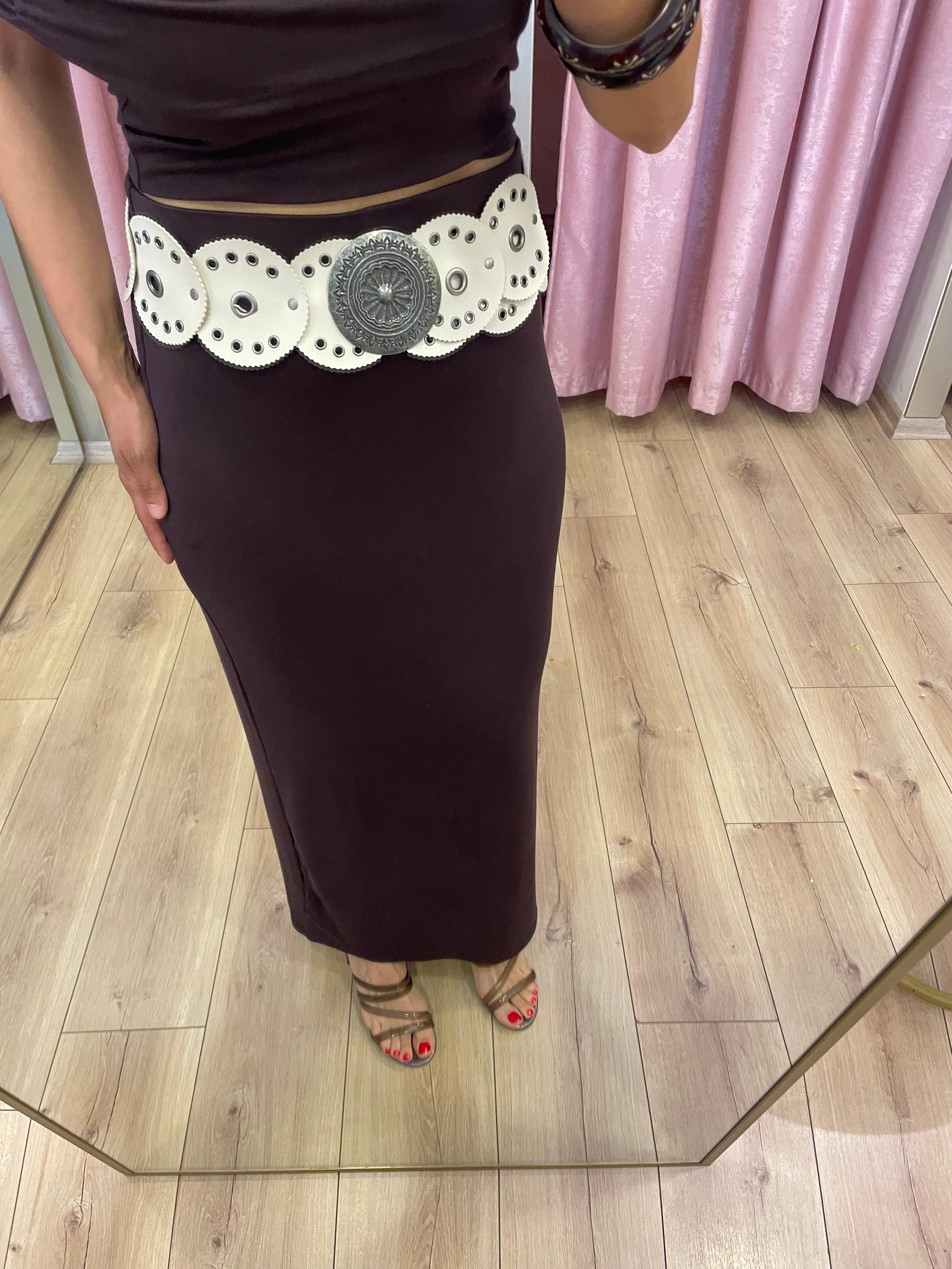 ZR Beli Lastikli Maxi Boy Etek 