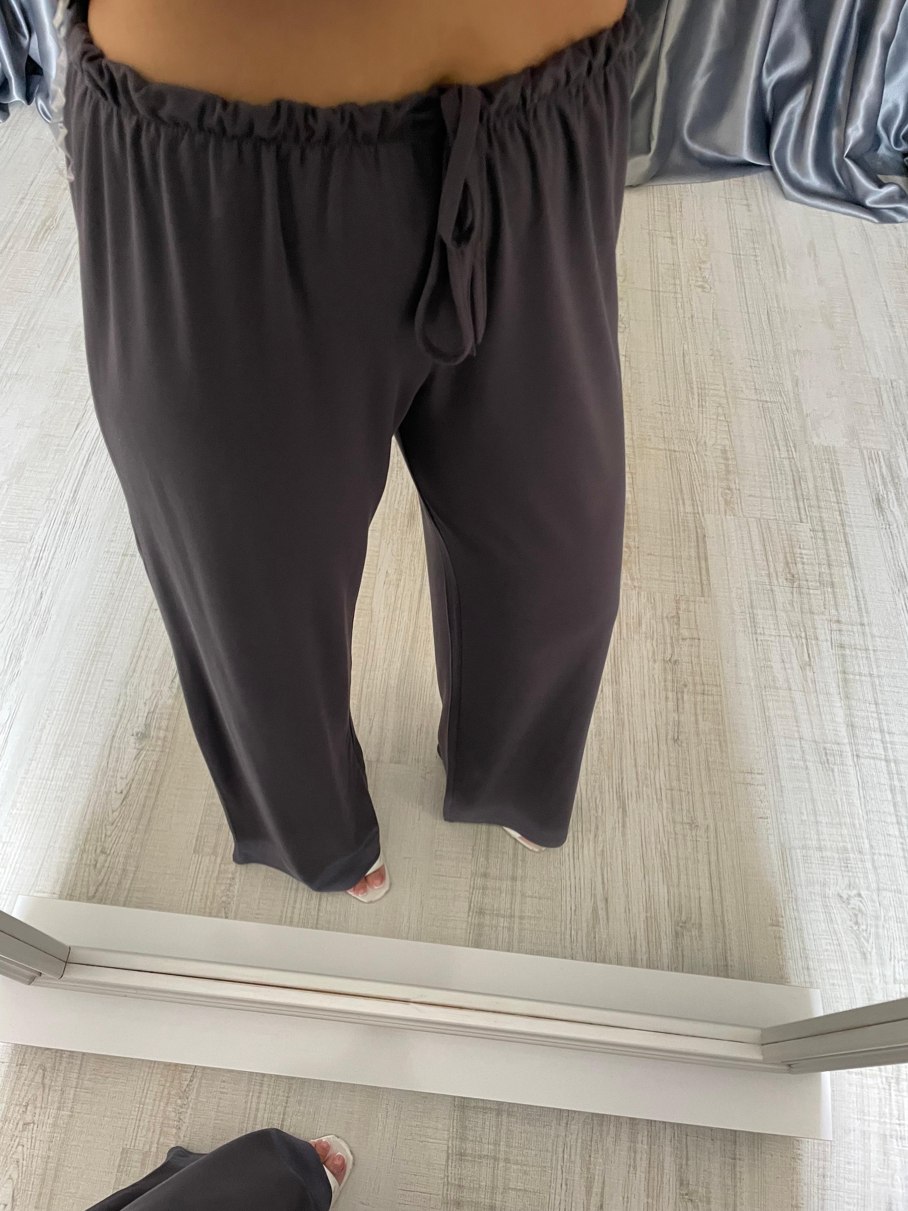 Dökümlü Bluz Pantolon Modal Takım