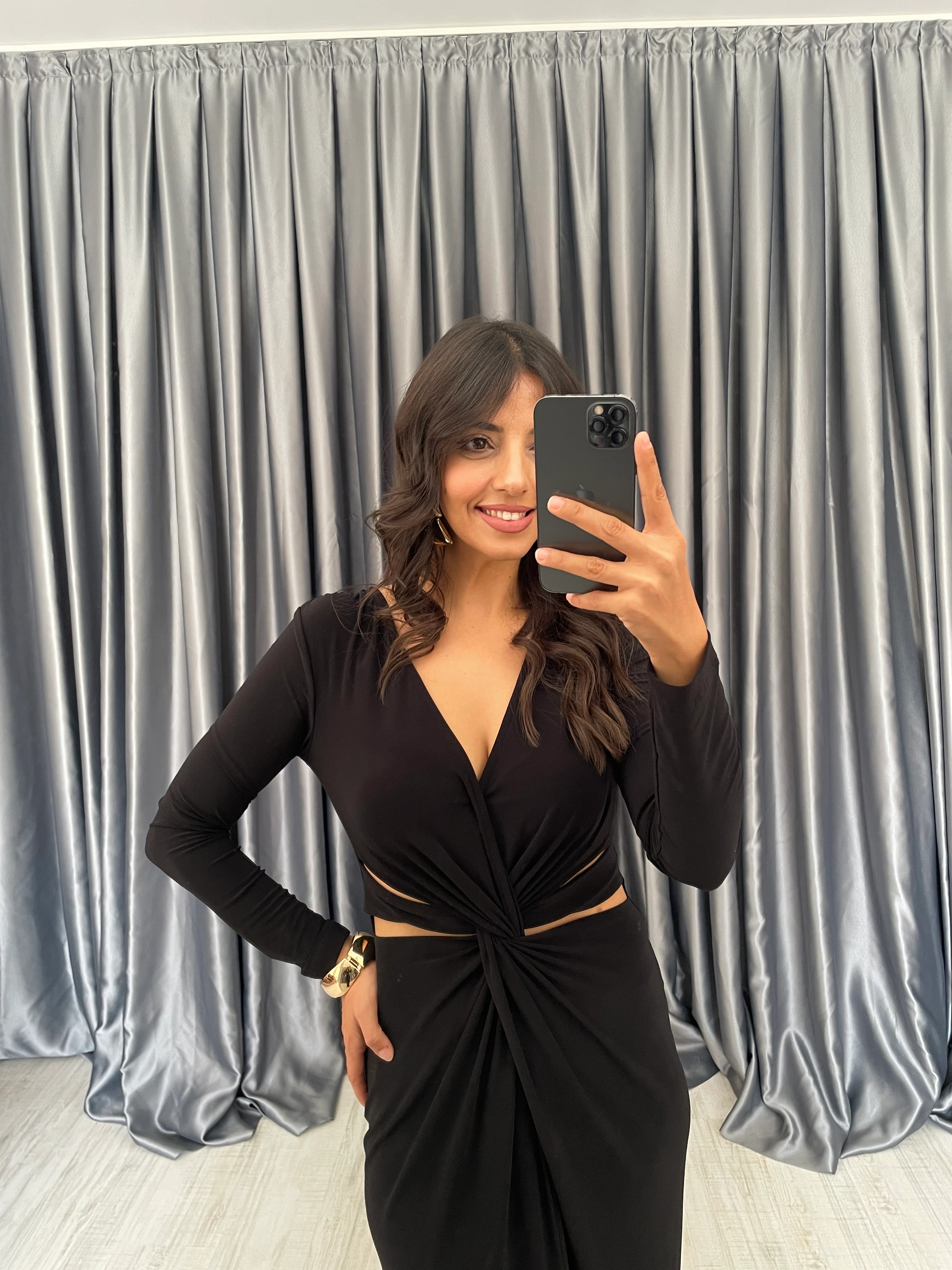 Beli Dekolteli Sandy Elbise 