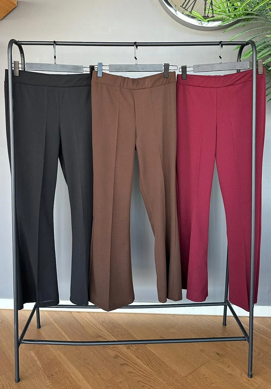 Sihirli İspanyol Paça Krep Pantolon