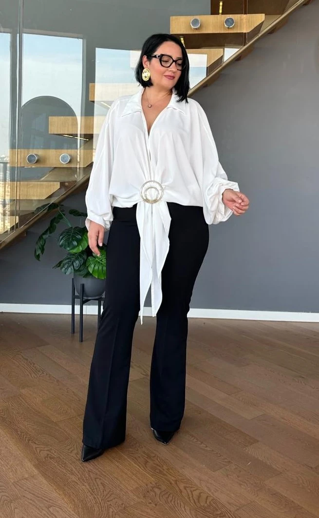 Sihirli İspanyol Paça Krep Pantolon